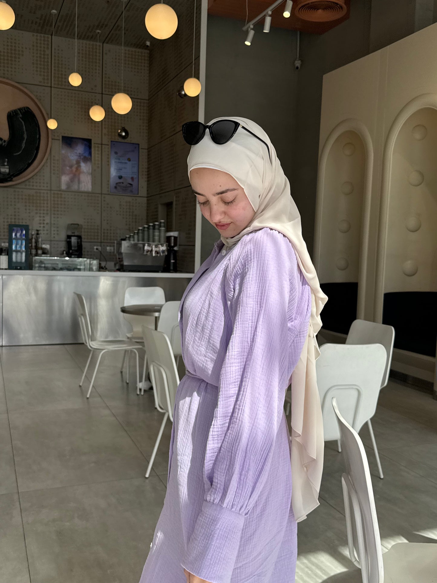Muslin shirt ( lavender)