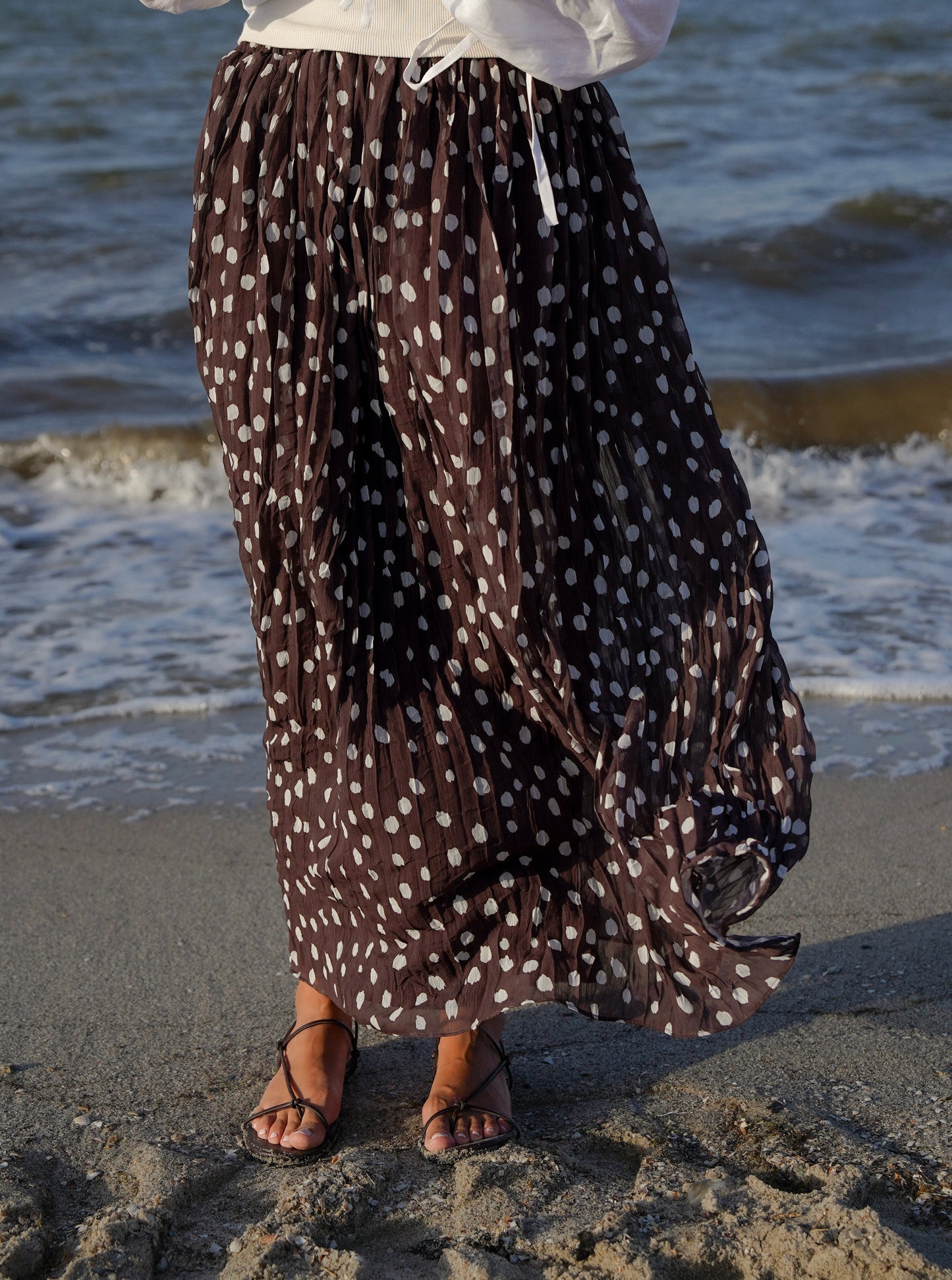 Seaside Skirt-Brown