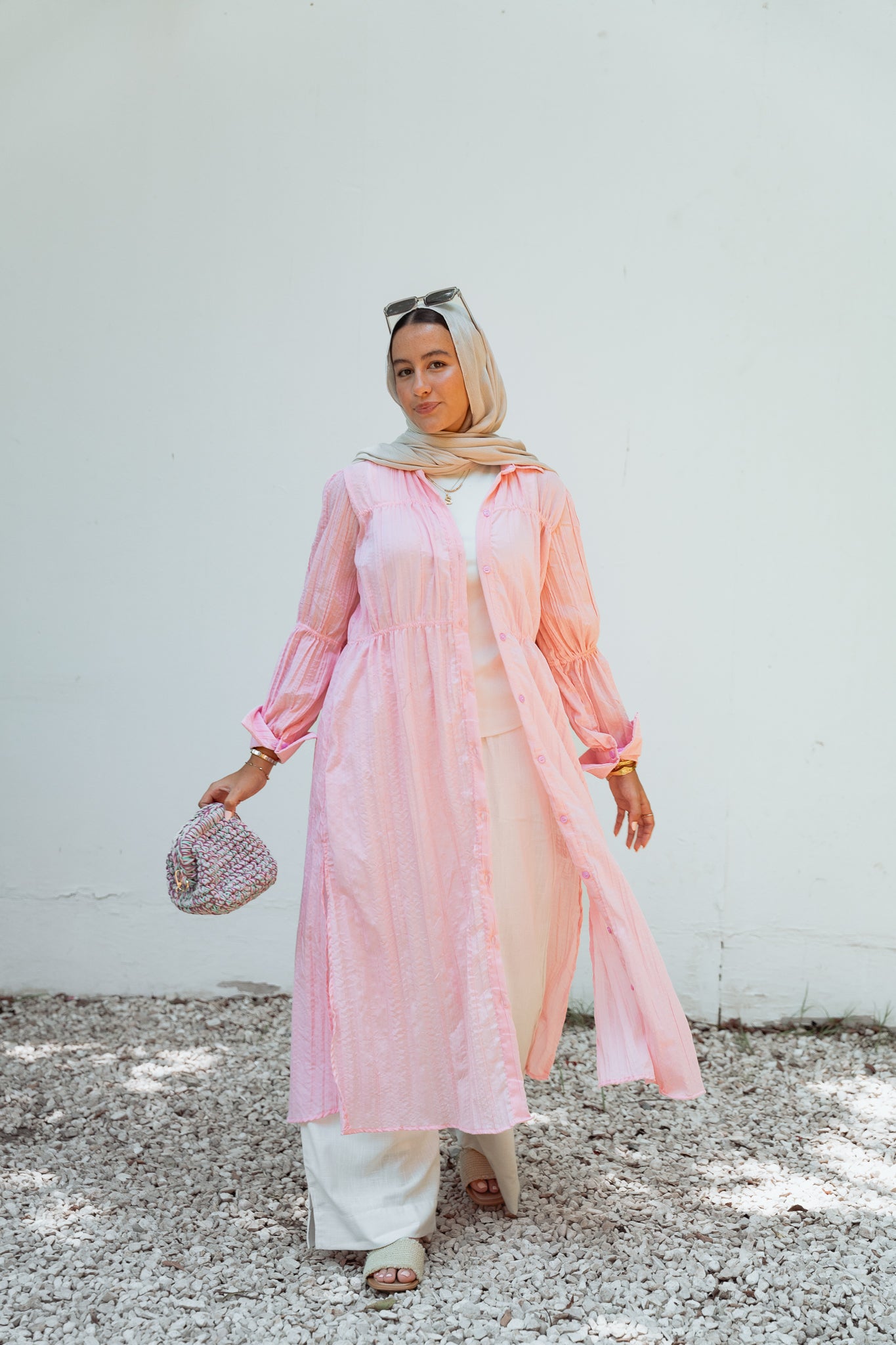 Crushed shirt ( pink )