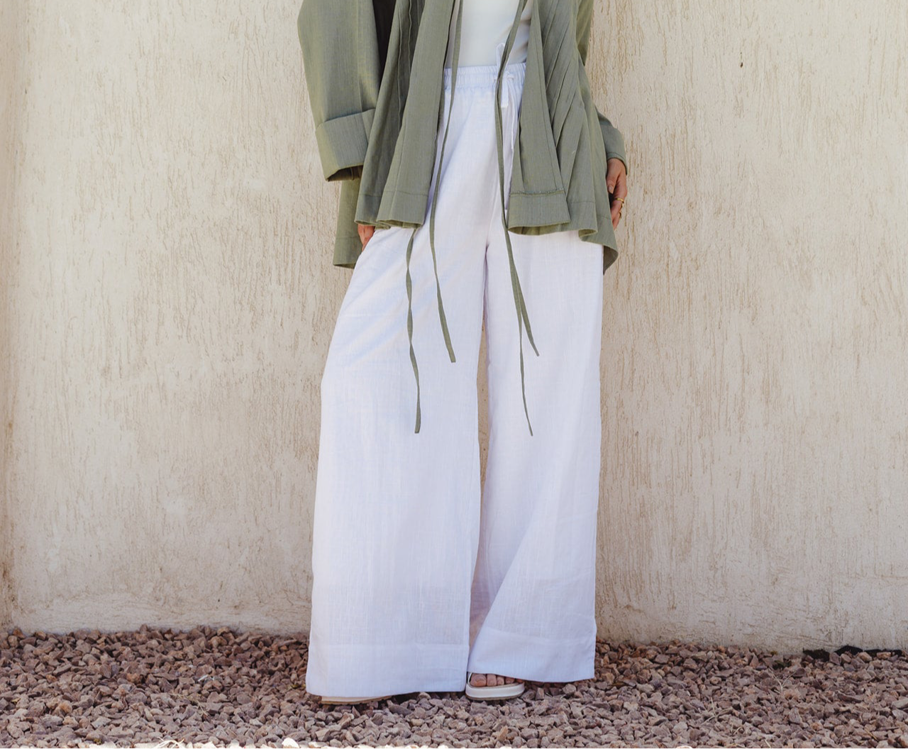 Linen pants ( white)