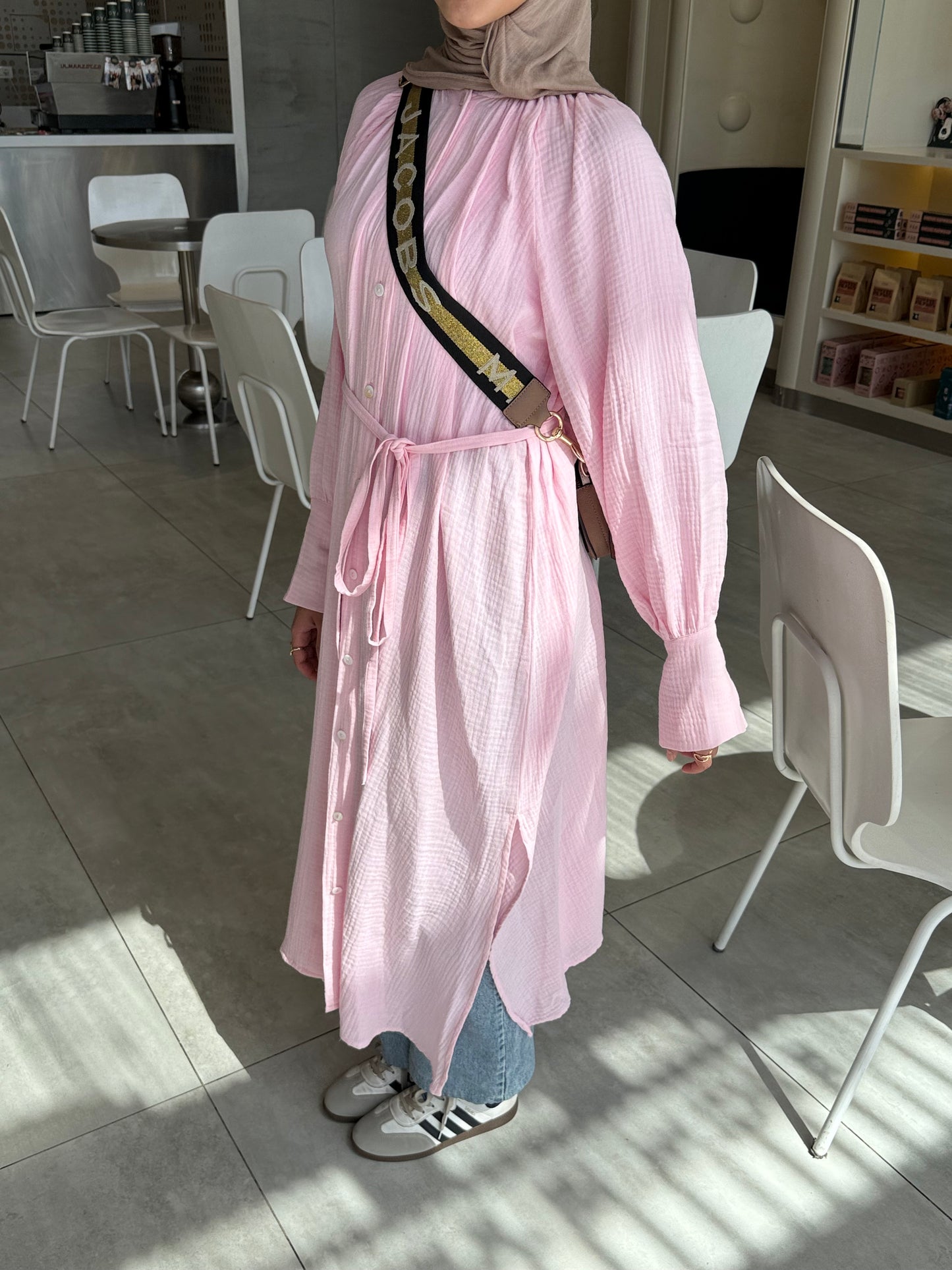 Muslin shirt ( pink)