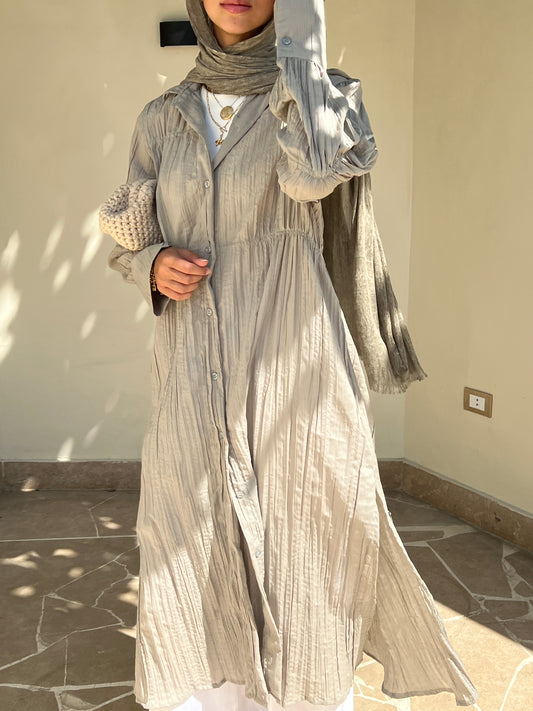 Crushed shirt ( olive)