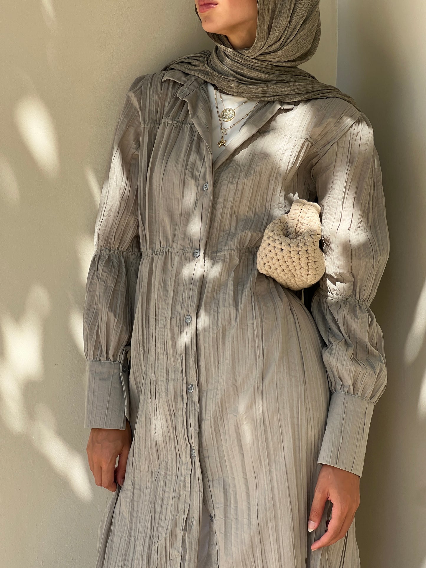 Crushed shirt ( olive)