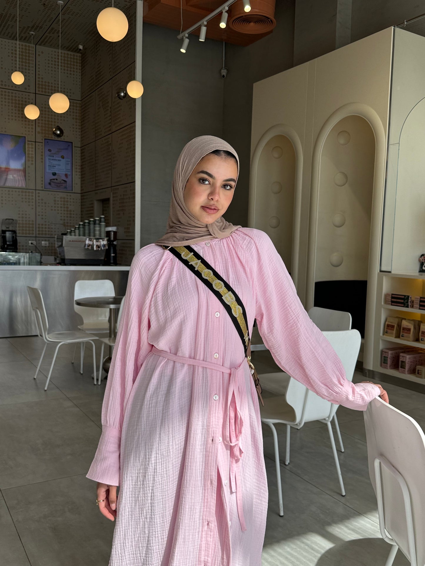 Muslin shirt ( pink)
