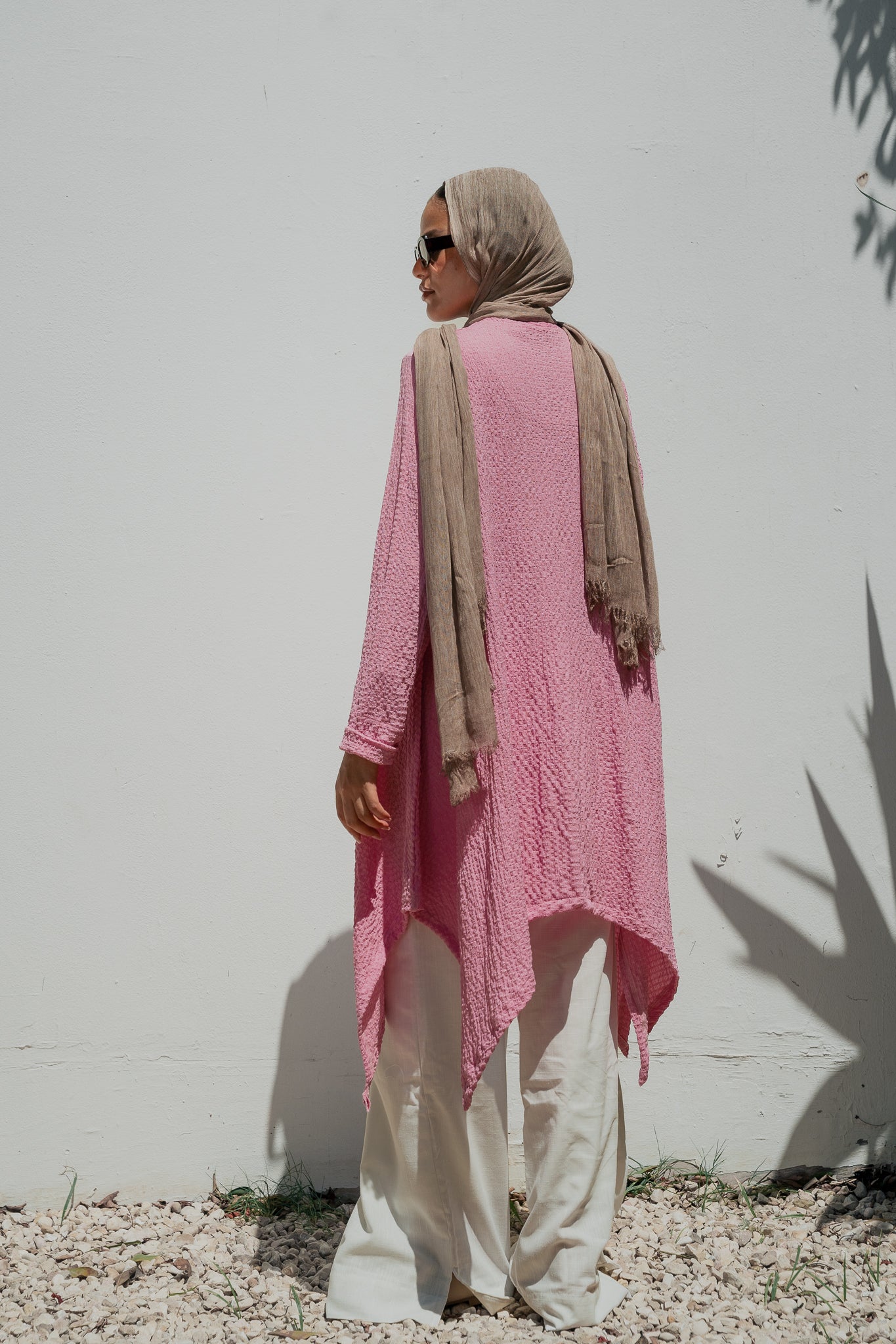 Crinkle high low-top ( pink )