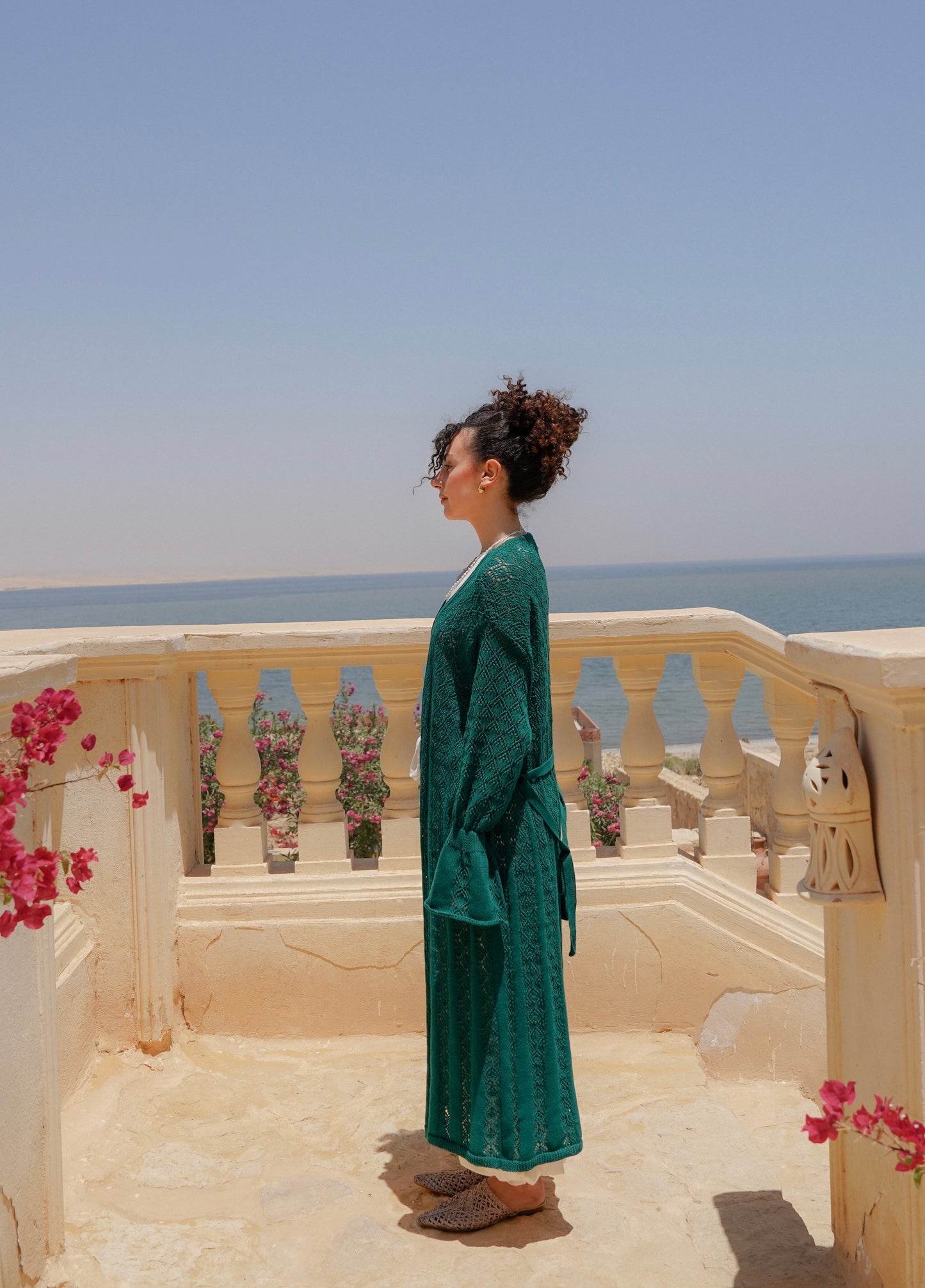 Coastal Cardigan-Green