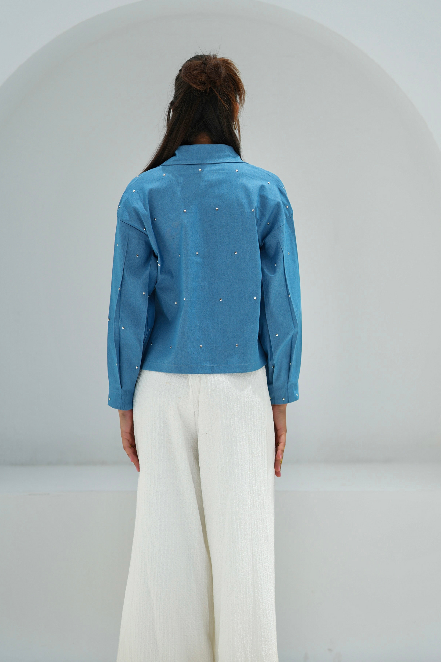 Studded Denim shirt (COMING SOON)