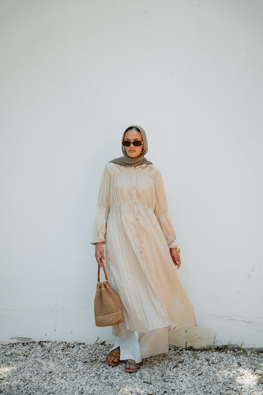 Crushed shirt ( beige)