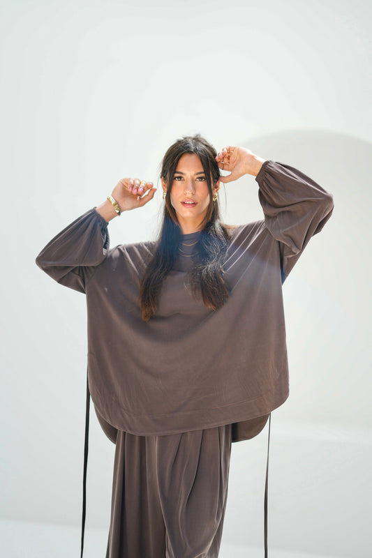 Drape Set-Brown