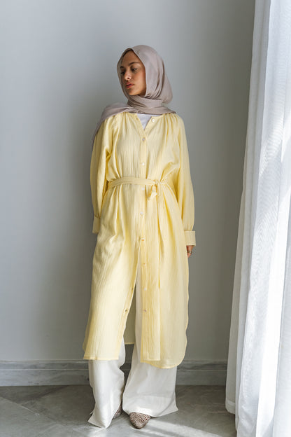 Muslin Breeze shirt-Yellow