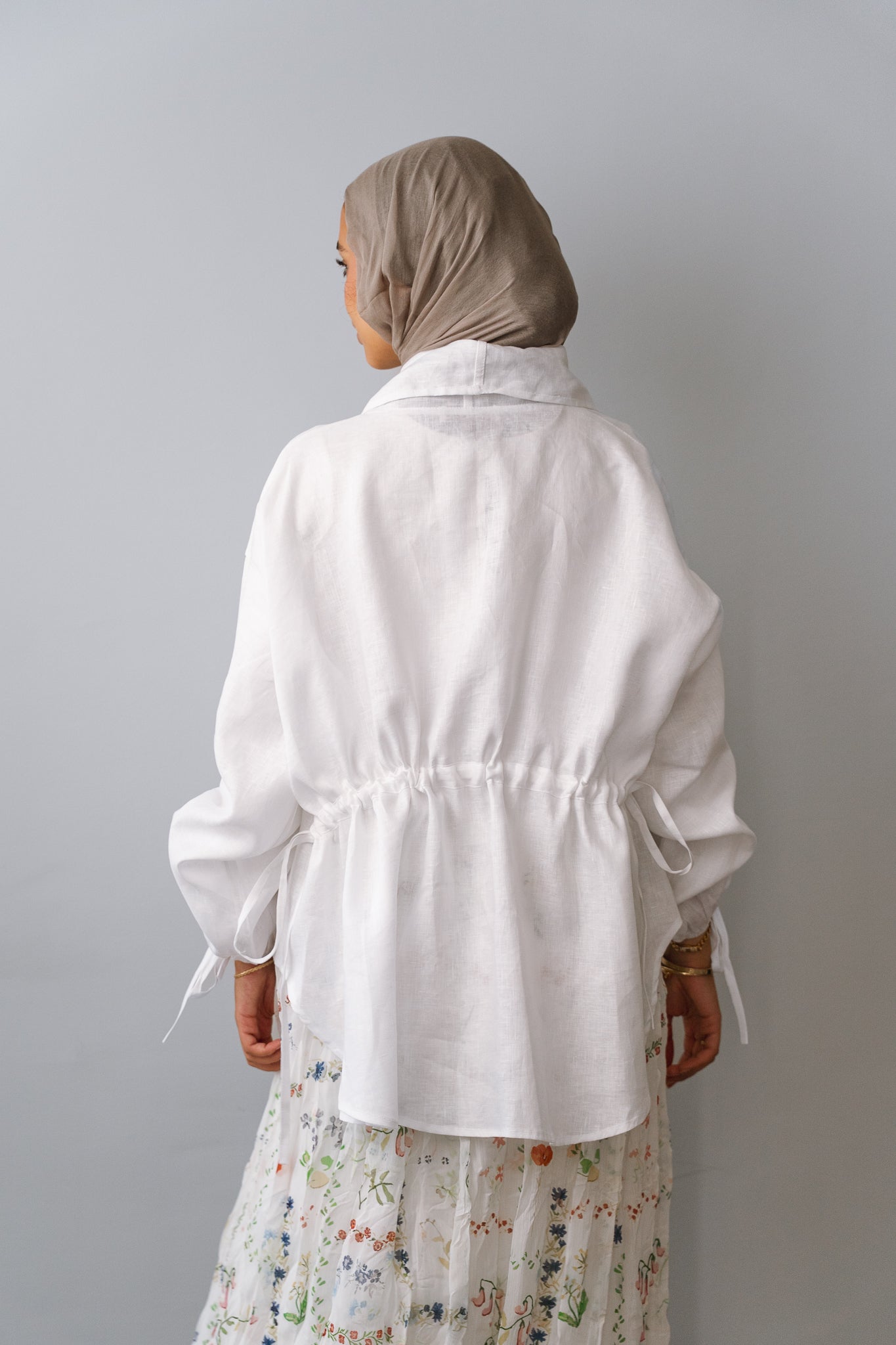 Pearl Cardigan-White