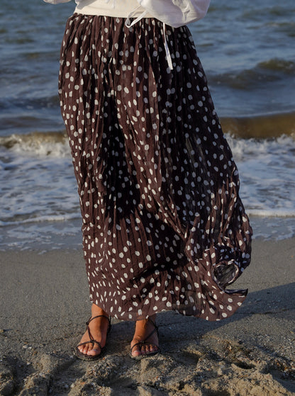 Seaside Skirt-Brown