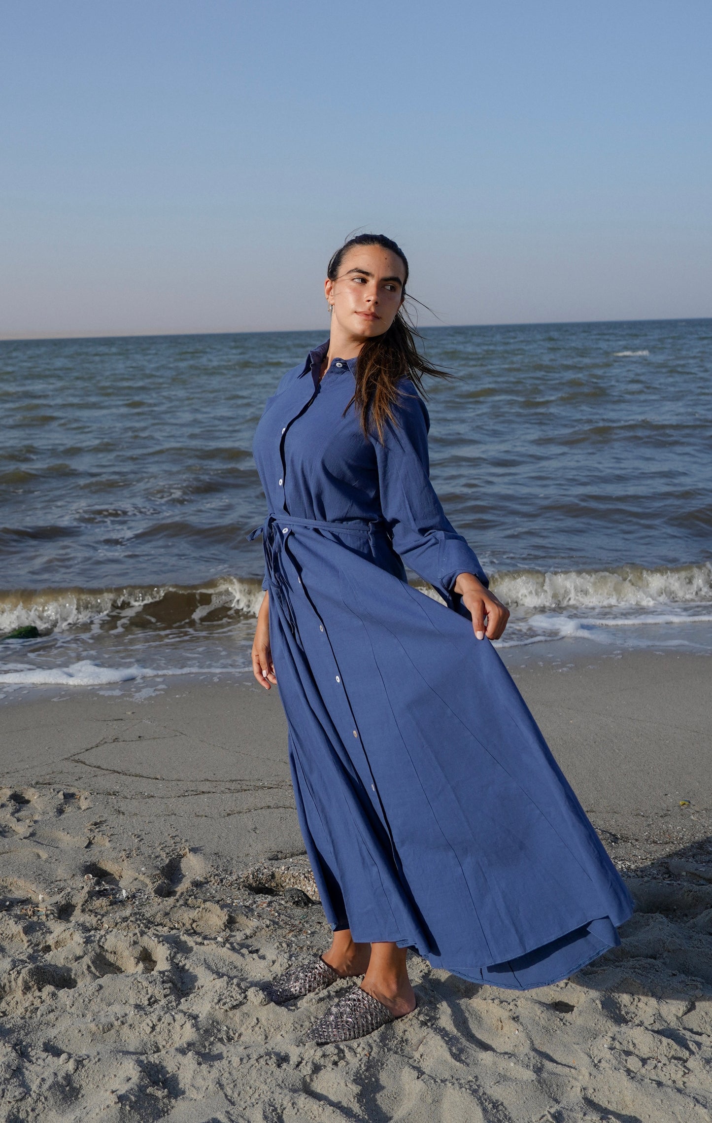 Lagoon Dress-navy