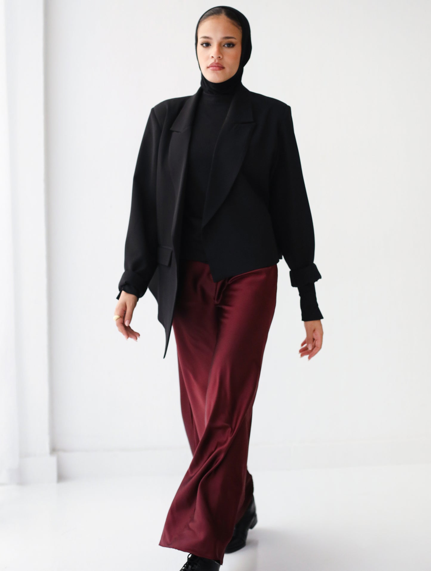 Asymmetrical Blazer - Black