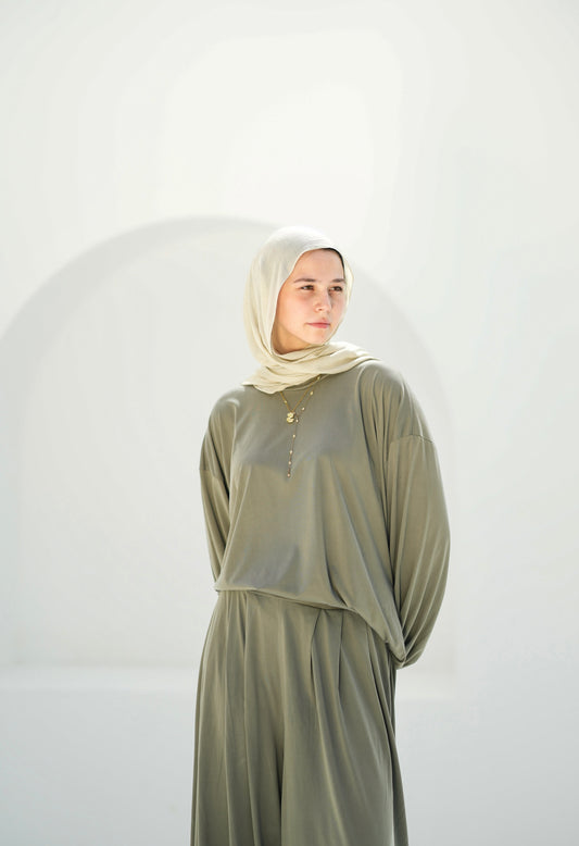 Drape Set-Olive