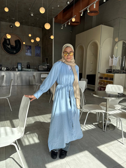 Muslin shirt ( baby blue)