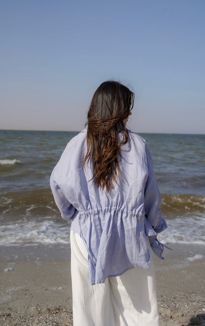 Pearl Cardigan-Lilac