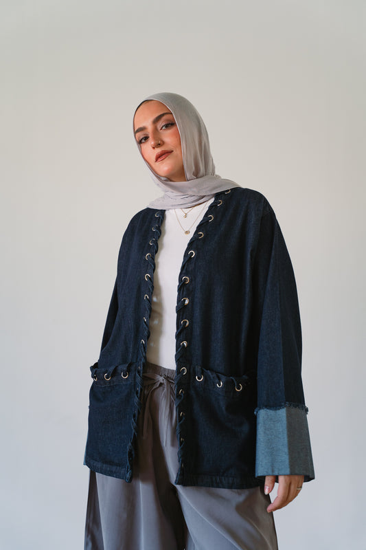 Denim Loop Jacke