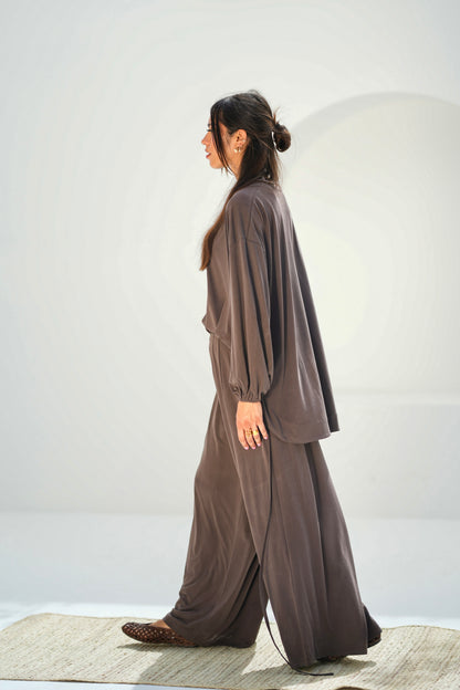 Drape Set-Brown