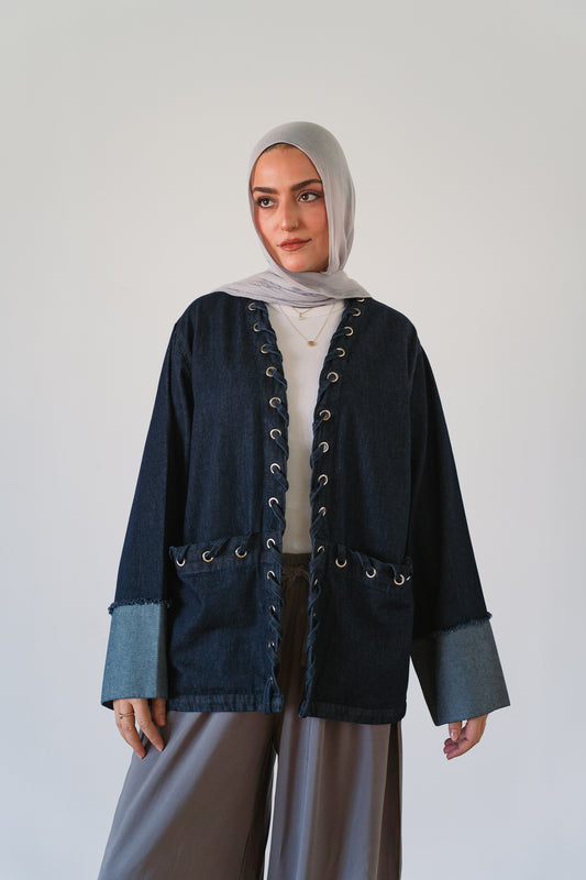 Denim Loop Jacke