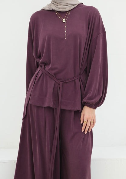 Drape Set-Maroon