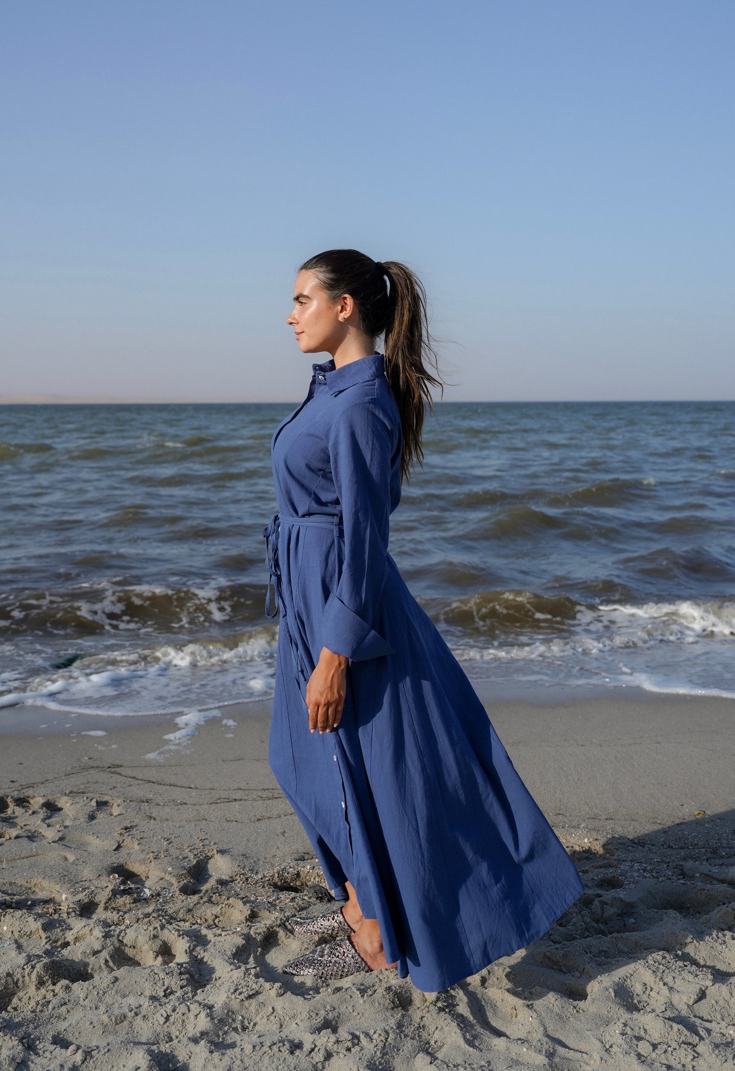 Lagoon Dress-navy