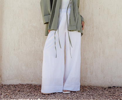Linen pants ( white)