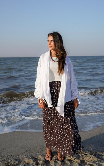 Seaside Skirt-Brown