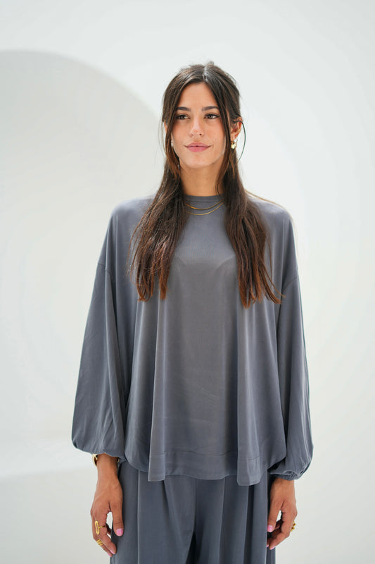 Drape Set-Dark gery