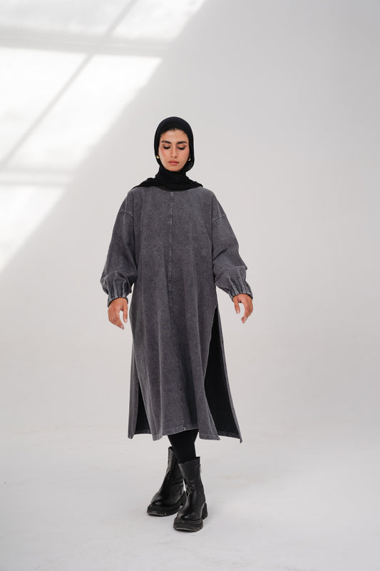 Ease sweatshirt in black wash