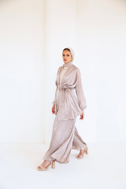 Pleated shimmer set (cafe)