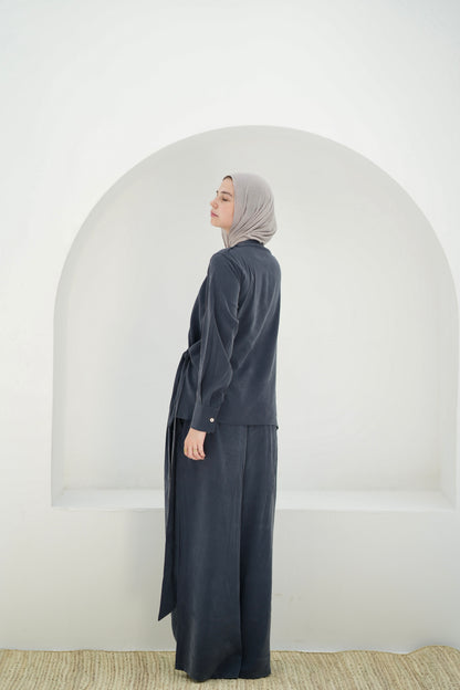 Flowing Set- Smoke Grey