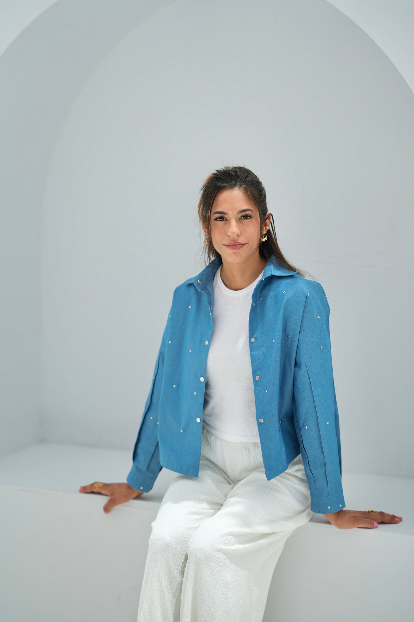 Studded Denim shirt (COMING SOON)