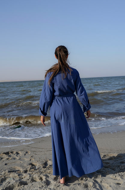 Lagoon Dress-navy