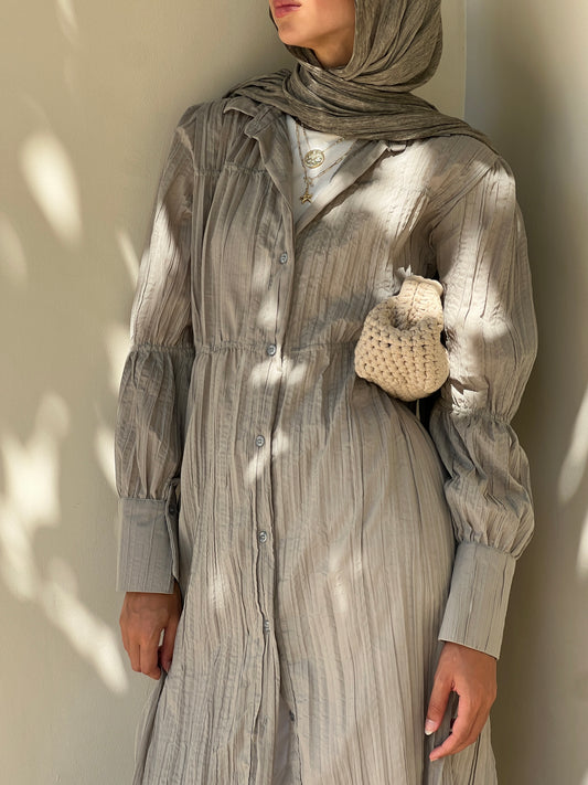 Crushed shirt ( olive)