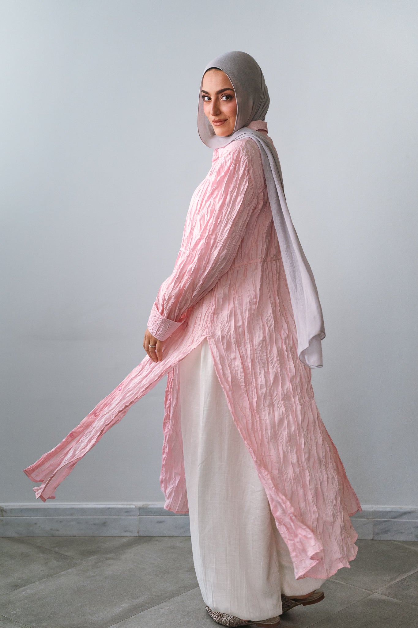 Crushed shirt-pink