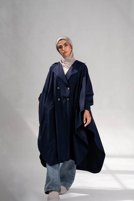 Sway coat in Navy