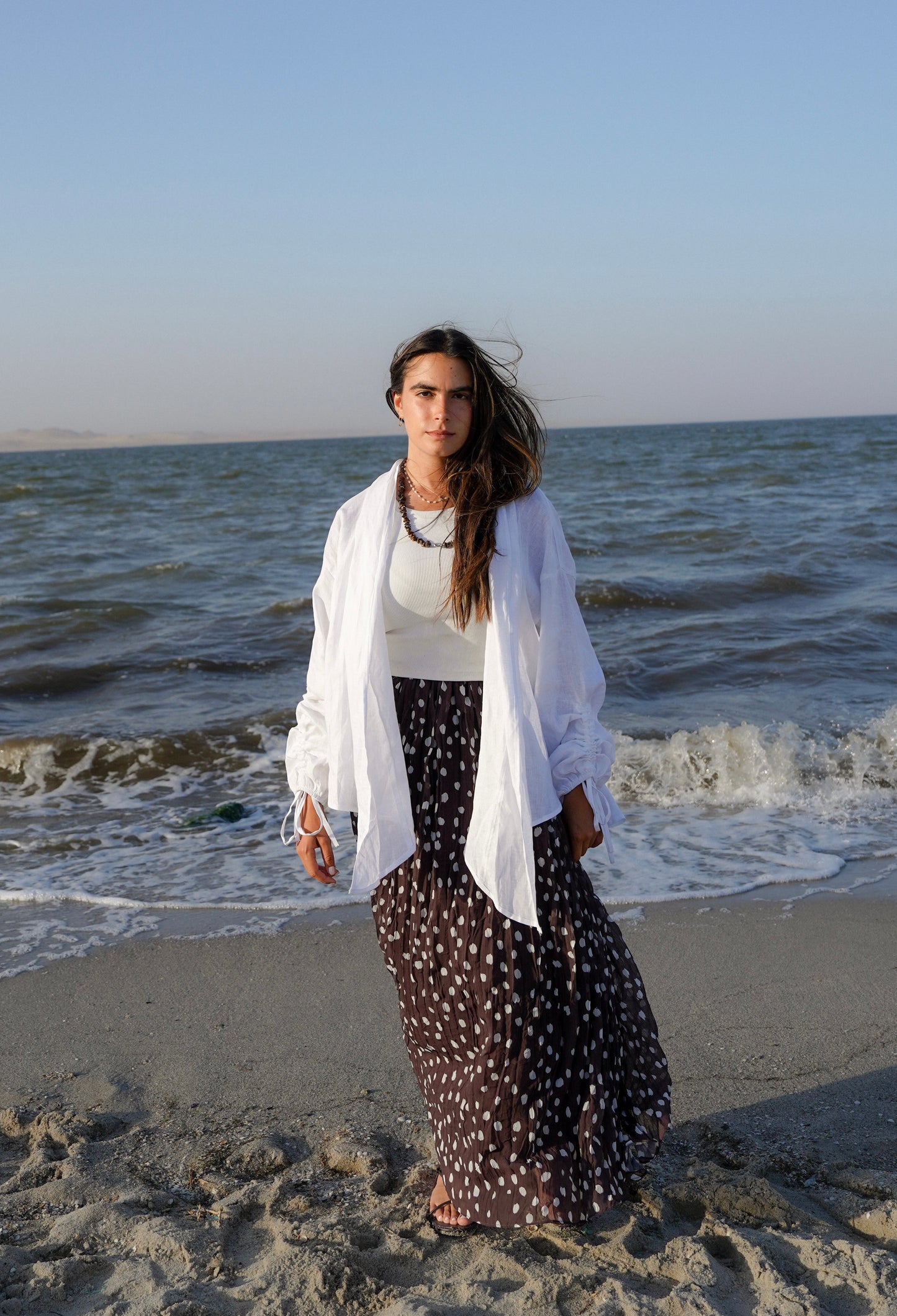 Seaside Skirt-Brown