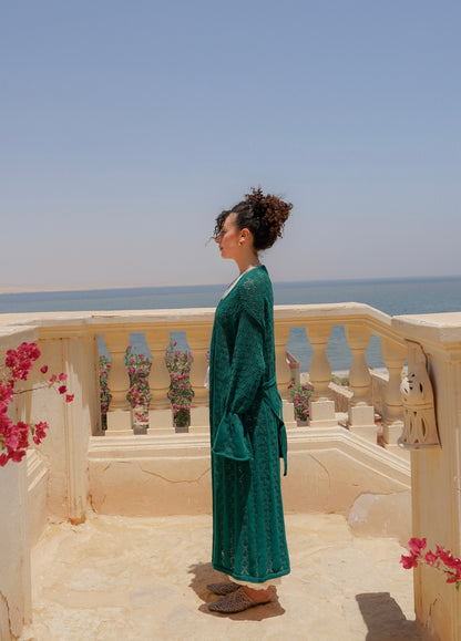 Coastal Cardigan-Green