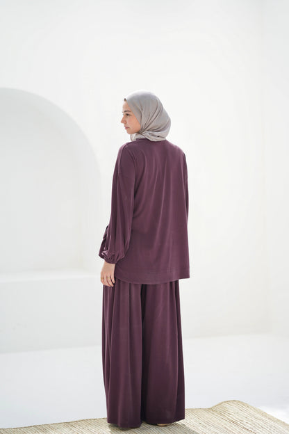 Drape Set-Maroon