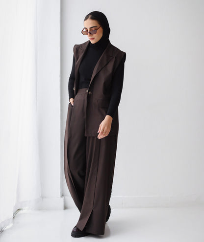 Vest Set - Brown