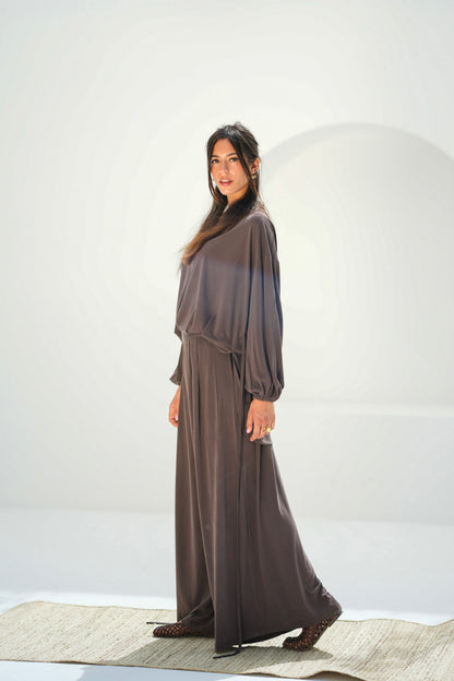 Drape Set-Brown