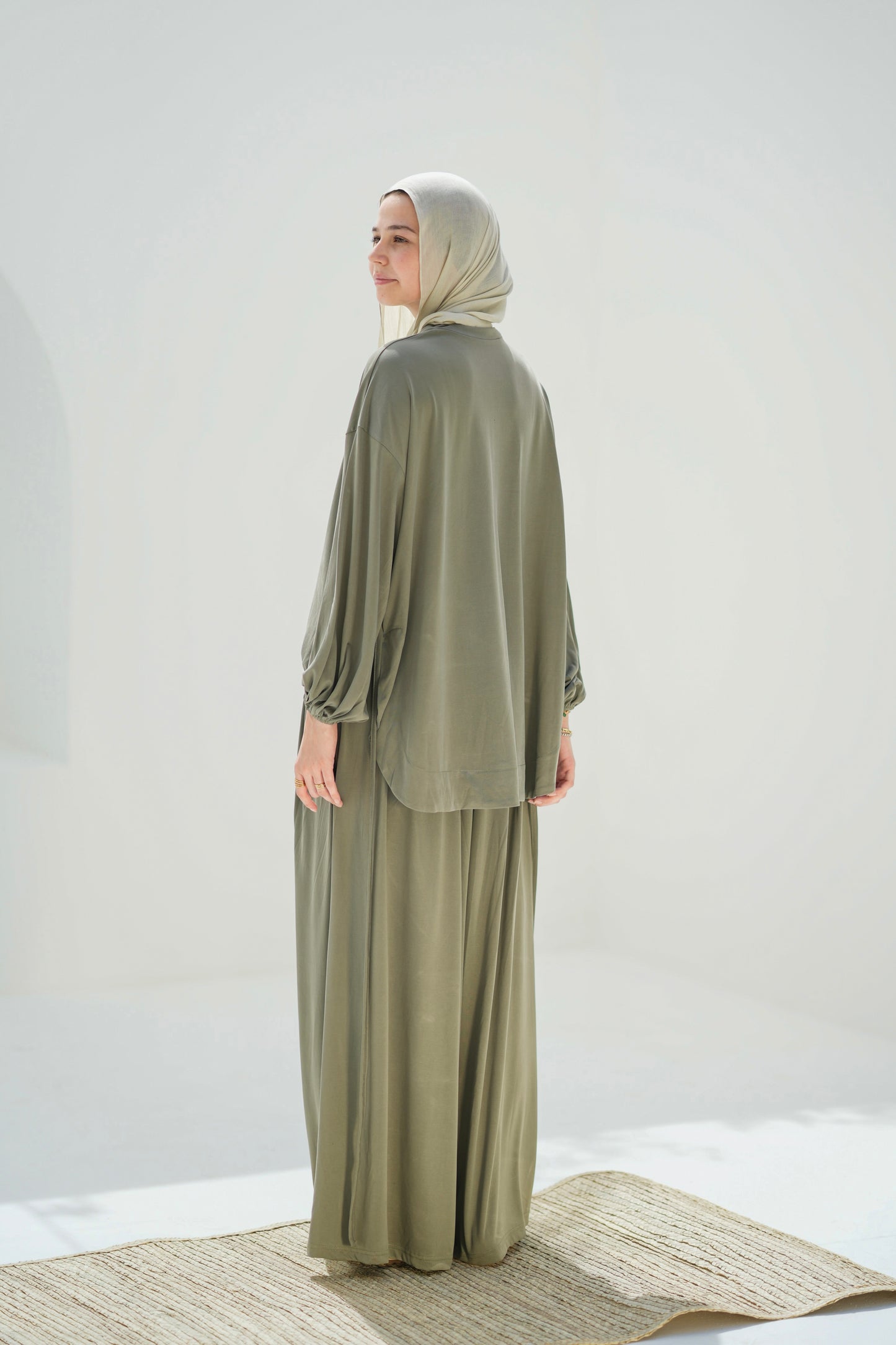 Drape Set-Olive